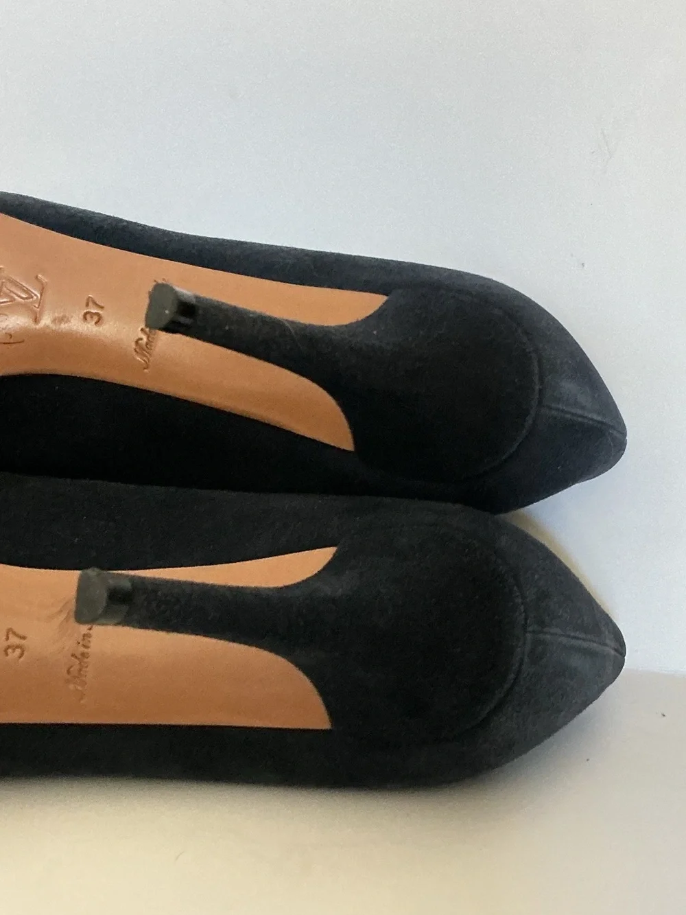 Louis Vuitton Kimono Peep Toe Platform Pumps Navy Suede Size 37